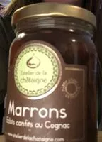 Mängden socker i Marrons Eclats confits au cognac