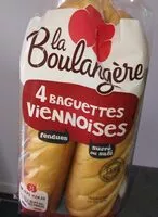 Mängden socker i Baguettes viennoises