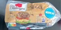 Mängden socker i Pain burger seigle et flocons de blé