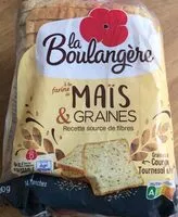Mängden socker i Pain de mie mais et graines