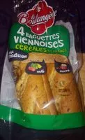 Mängden socker i Baguettes viennoises Céréales & Graines