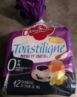 Mängden socker i Toastiligne Muesli et fruits