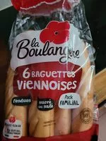 Mängden socker i Baguette viennoise