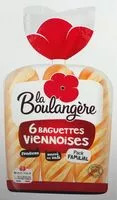 Mängden socker i Baguettes Viennoises