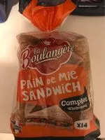 Mängden socker i Pain de mie complet