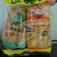 Mängden socker i Lot Baguettes Viennoises Céréales et Graines et Baguettes Viennoises à la Farine Complète