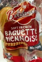 Socker och näringsämnen i Baguette viennoise