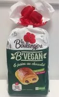 Mängden socker i Pains au chocolat Vegan