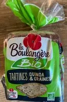 Mängden socker i Tartines quinoa et graine