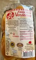 Mängden socker i Brioche tressée Vendéene Label Rouge