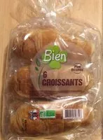 Mängden socker i 6 croissants