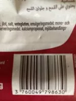 Mängden socker i Pain de mie