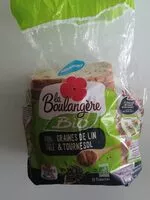 Mängden socker i Pain de table BIO aux graines de lin et tournesol - 400g