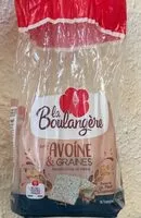 Mängden socker i Pain de mie Avoine & Graines x 14 tranches