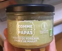 Mängden socker i Risotto de poireaux et émincé de poulet Bio