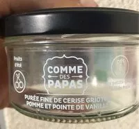 Mängden socker i Puree fine de cerise griotte