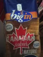 Mängden socker i Pain de mie nature