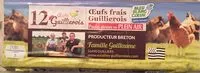 Mängden socker i Oeufs frais guillierois