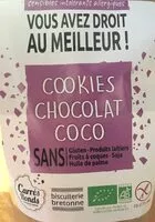Mängden socker i Cookies Chocolat Coco Bio Sans Gluten