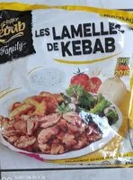 Mängden socker i Les lamelles de Kebab Family  sans additifs