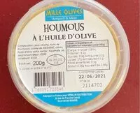 Mängden socker i Houmous a l’huile d’olive
