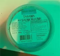 Mängden socker i Tarama au saumon fumé