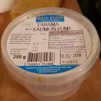 Mängden socker i Tarama au saumon fumé