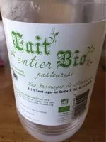 Mängden socker i Lait entier bio pasteurise