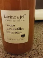 Mängden socker i Soupe bio - Lentilles carottes