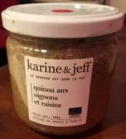 Mängden socker i Quinoa aux oignons et raisins