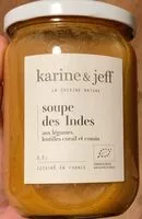 Mängden socker i Soupe des indes