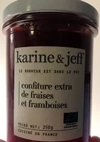 Mängden socker i fraise et framboise