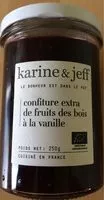 Mängden socker i fruits des bois à la vanille