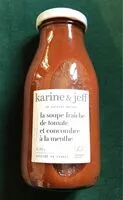 Mängden socker i Soupe fraîche de tomate et concombre à la menthe