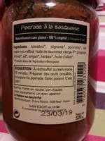 Mängden socker i Piperade à la Basquaise