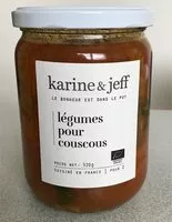 Mängden socker i Légumes pour Couscous