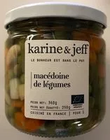 Mängden socker i Macédoine de légumes