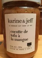 Mängden socker i Cocotte de tofu à la mangue