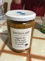 Mängden socker i Ragout de petits pois aux herbes du jardil