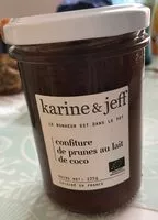 Mängden socker i Confiture de prunes au lait de coco