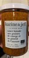 Mängden socker i Sauce tomate aux graines de courge et au piment de Cayenne karine et jeff