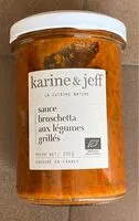 Mängden socker i Sauce bruschetta aux legumes grilles