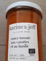 Mängden socker i Sauce tomate aux carottes et au basilic