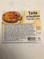 Mängden socker i Tarte au flan patissier