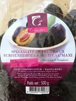 Mängden socker i Pruneaux d'agen