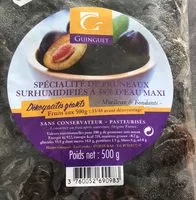 Mängden socker i Pruneaux dénoyautés géants