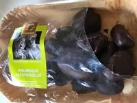 Mängden socker i Pruneaux enrobes chocolat noir