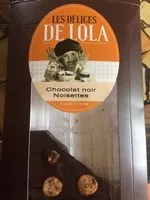 Mängden socker i Chocolat noir et noisettes caramélisées