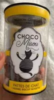 Mängden socker i Pattes de chat caramel biscuit noisette