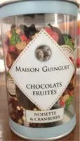 Mängden socker i Chocolats fruités
